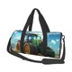 thumbnail image 1 of Balery Green Tractor Field Bolsa de Gimnasio para Mujeres y Hombres, Bolsa de Viaje Impermeable, Bolsa de Fin de Semana con Compartimento para Zapatos y Bolsillo Húmedo, 1 of 6