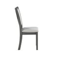 thumbnail image 3 of New Classic Furniture Amy Solid Wood Dining Chairs in Gray (Set of 2), 3 of 5