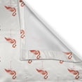 thumbnail image 6 of Ambesonne Bird Valance & Curtain, Flamingos Standing on 1 Foot, 55"x24", Off White Burnt Sienna, 6 of 7