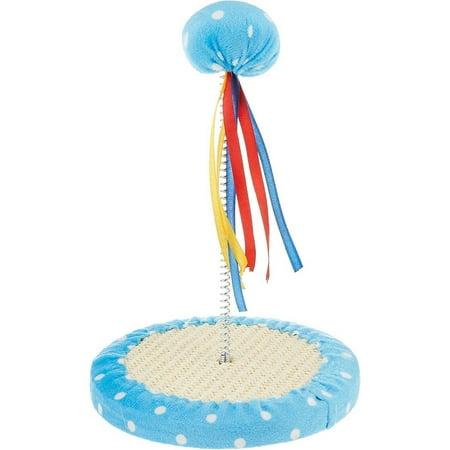 UPC: 0803257069741 | Pets First Cat Toy Punching Bag Ball Fun Activity with Scratching Board