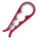 thumbnail image 1 of Abrelatas multiusos, abridor de tapas 4 en 1, abridor de tarros de goma antideslizante multifunción para personas mayores (rojo), 1 of 5
