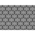 thumbnail image 1 of Ahgly Company Indoor Rectangle Patterned Dark Gray Area Rugs, 2' x 3', 1 of 6