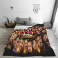thumbnail image 6 of Wres-Tler W-W,E Blanket Soft Cozy Fleece Throw Blanket Lightweight Warm Fuzzy Flannel Blankets and Throws for Couch Sofa Bed 60"x50", 6 of 8