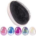 thumbnail image 2 of Detangler Comb Portable Egg Shape Detangling Hair Brush Massage Hair Comb, 2 of 8