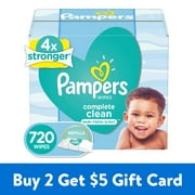[$5 Savings] Buy 2 Pampers Complete Clean Scented 720ct Baby Wipes (1440 Total Wipes)
