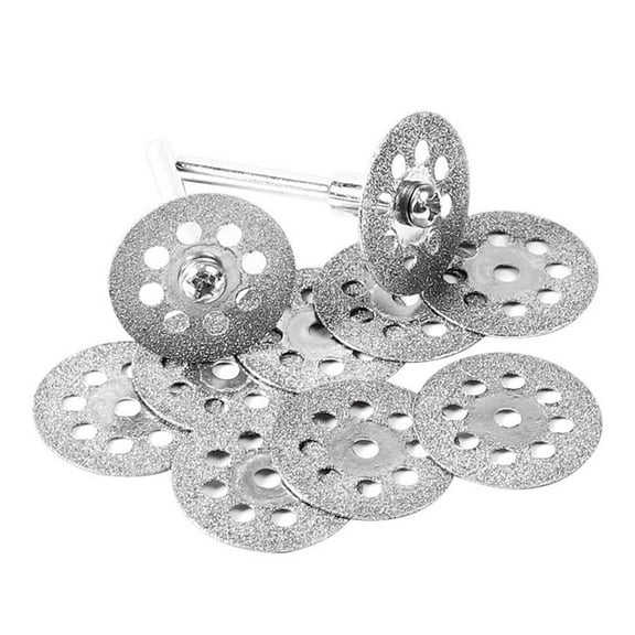 10 Diamond Cutting Wheels For Rotary Tool Die Grinder Metal Cut Off Disc 20G Coated Rotary Tool Cutting Disc Smile Home