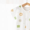 thumbnail image 5 of TOWED22 Baby Boys Girls Clothes Newborn Romper Solid Short Sleeve One Piece Jumpsuit Infant Summer Spring Outfits Green,3-6 M, 5 of 5