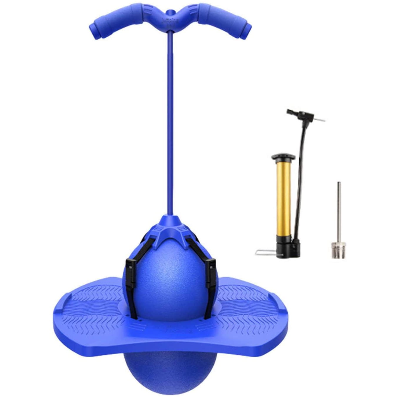 Pogo Bouncing Ball,Pogo Jumper Pogo Stick with Handle and Ball Pump Abrasion-resistant High Jump Toy Sports Game for Children and Teenagers