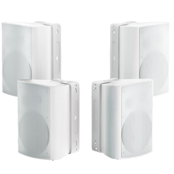 Altavoces Herdio para exteriores Herdio, 800 W, Bluetooth, impermeables, 6.5 pulgadas, 2 pares