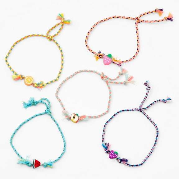 Claire's Fruit Mix Bracelets - 5 Pack