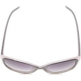 thumbnail image 3 of Jessica Simpson Women's J5012 Retro UVA and UVB Protective Cat Eye Fashion Sunglasses, 56mm, 3 of 5