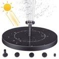 thumbnail image 1 of 1pc Solar fountain powered Fountain vand Black, 1 of 3