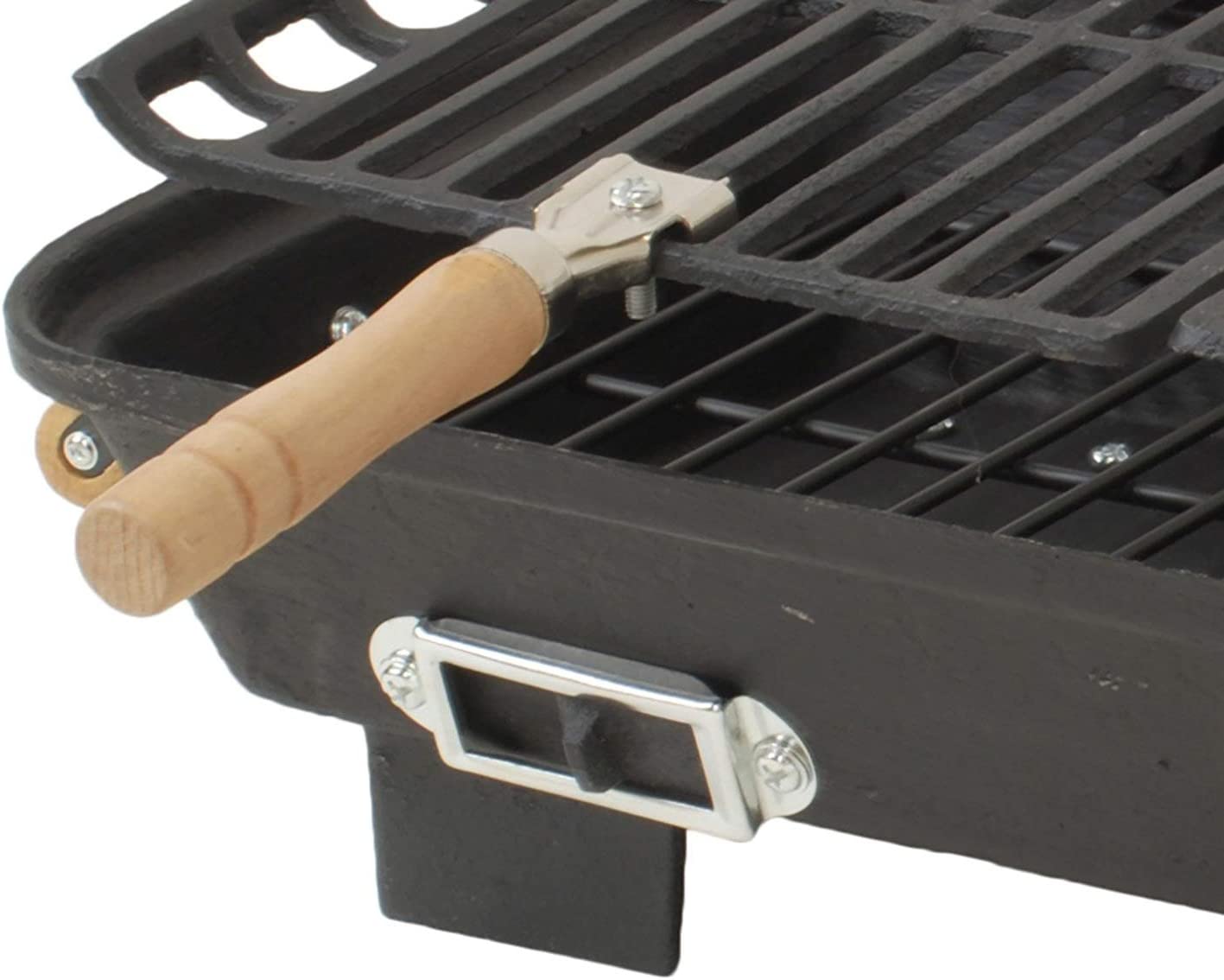 30052 Marsh Allen Kay Home Product's Cast Iron Hibachi Charcoal Grill, 10 by 18-Inch (Limited Edition)