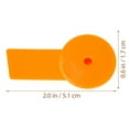 thumbnail image 4 of Miangastore 100 Sets Blank Livestock Ear Tags Livestock Identification Animal Ear Tags, 4 of 8
