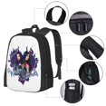 thumbnail image 4 of Mochila escolar de Descendants para hombres y mujeres, ligera, informal, para el día a día, para la universidad, para portátil, para el trabajo y el trabajo., 4 of 5