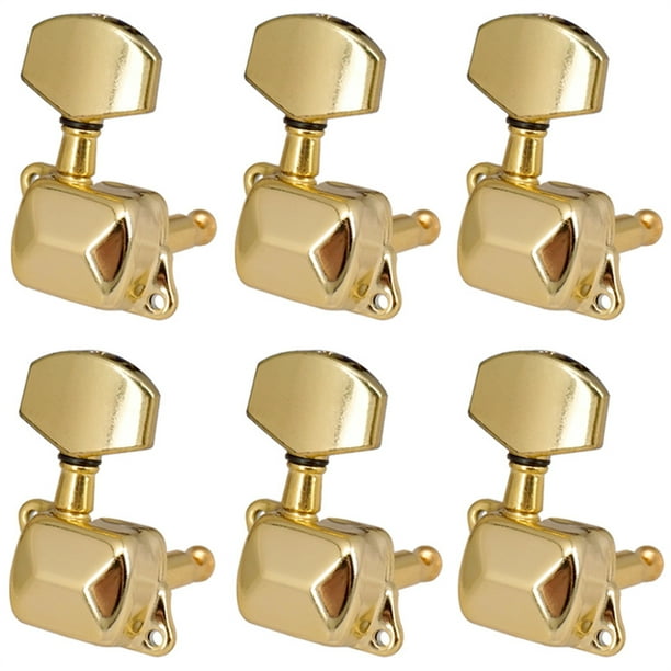 Toystoory Afinador de 6 piezas, clavija de cuerda profesional, rodillos de cuerdas, piezas de afinación, ajuste de instrumentos, clavijas de guitarra para Artesanía Tipo 3 Toystoory HA060577-03
