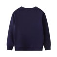 thumbnail image 6 of WIBACKER 2-7T Toddler Little Boy's Girl's Christmas French Terry Cotton Crewneck Long Sleeve Sweatshirt Santa Claus Tops, 6 of 7