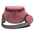 thumbnail image 1 of POINTERTECK Rhinestone PU Chest Bag Fashion Lady Crossbody Bag with Small Purse (Green), 1 of 9