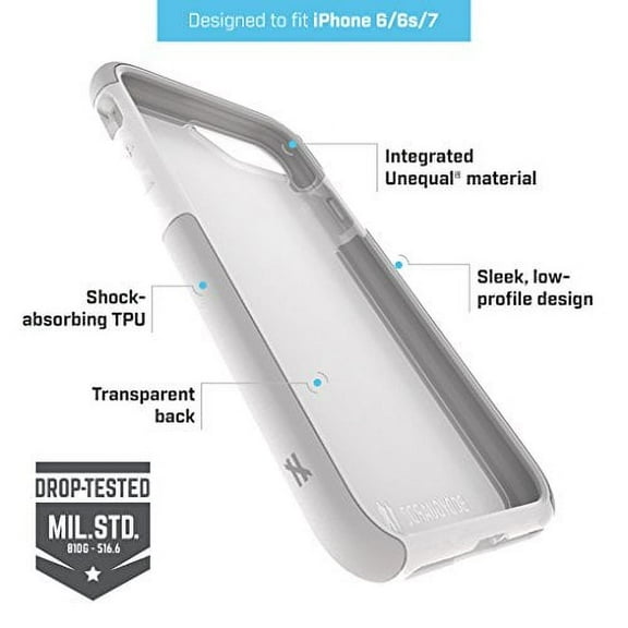 BodyGuardz iPhone 7 Unequal Ace Pro Case, Clear