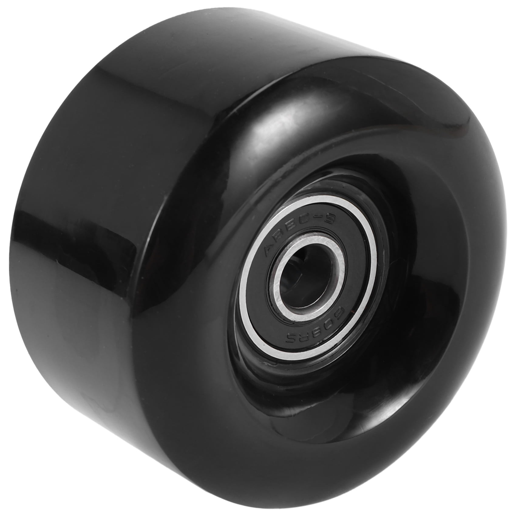 8 Roller Skate Wheels with Bearings and 2 Toe Stoppers for Double Row