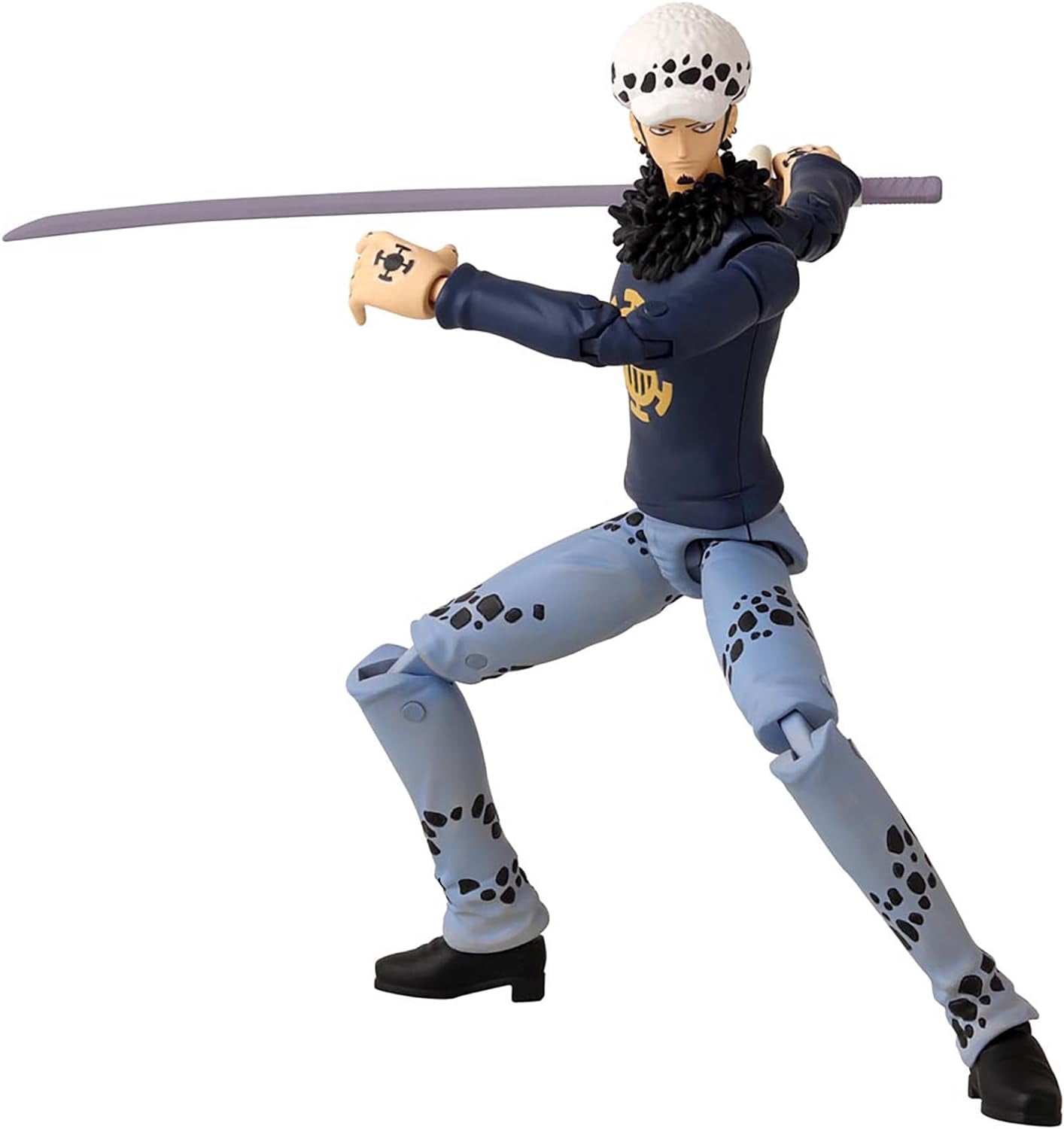 BANDAI – Anime Heroes – One Piece – Anime Heroes-Figur 17 cm – Trafalgar Law – Gelenkfigur Law