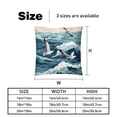 thumbnail image 5 of Seagull Velvet Throw Pillow Covers Set with Unique Patterns - 16x16, 18x18, 20x20 Inches - 2 Throw Pillow Inserts & Covers for Any Occasion, 5 of 6