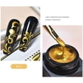 thumbnail image 2 of 5ml Gold Stamping Gel Nail Polish Black White Varnis Nail Gel Paint Drawing Line, 2 of 5