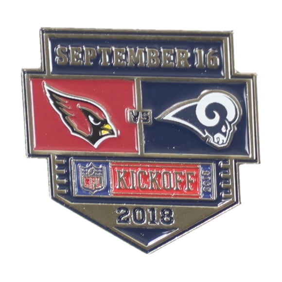 Pin Broche Unisex Rams 2018 Kickoff Wincraft Azul