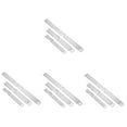 thumbnail image 4 of YSNOOWE Stainless Steel Ruler Clear Scale for Portable Measuring and Drawing 12Pcs, 4 of 8