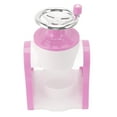 thumbnail image 2 of Ice Shaver, Mini PP Hand Crank Snow Cone Maker Beautiful Multipurpose Portable Stainless Steel Blades  For Cafes For Restaurants Pink, 2 of 8