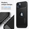 thumbnail image 3 of Funda para Celular Spigen Rugged Armor para iPhone 13 Negro Mate, 3 of 7