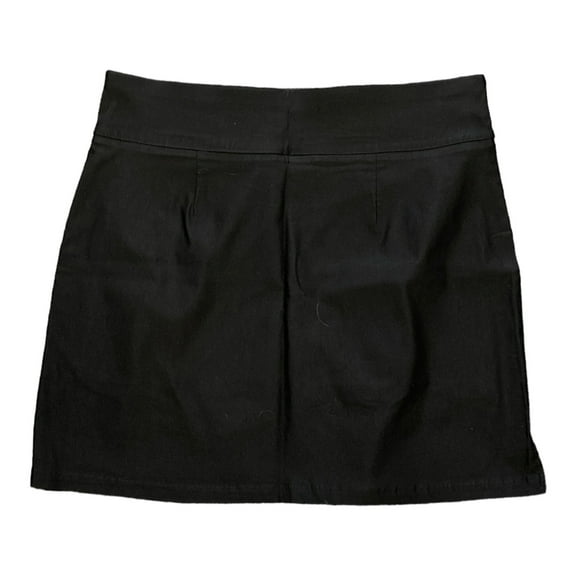 Rafaella Ladies 18" Length Elastic Waistband Stretch Skort (Black, M)
