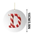 thumbnail image 3 of Dmlowu 26 Letter Christmas Tree Ornaments, Candy Christmas Ornaments for Xmas Tree, Personalized DIY Christmas Decorations Pendant Gifts for Holiday Party Hanging Decor, 3 of 5
