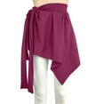 thumbnail image 3 of Plus Size Women'S Lightweight Strapping Sports Skirt With Scarf For Yoga Ballet And Dance, 3 of 5