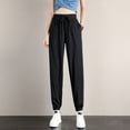 thumbnail image 5 of Fall Fashion Must Haves Trousers Casual Black MWinter Clothing For Women, 5 of 5