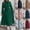 Green, variant on Womens Long Sleeve Pleated Dresses Stylish Solid Color Casual Semi Formal Mock Neck A Line Flowy Midi Dresses Classic Church Dress with Belt Light Blue L