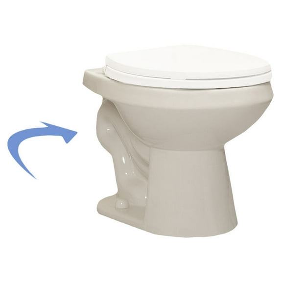 Western Pottery B822-C Cashmere 12" Round Front Toilet Bowl