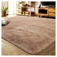 thumbnail image 6 of Junovo Super Soft Fluffy Area Rugs Modern Shag Rug for Bedroom Living Room,Cute Carpets for Kids Nursery Girls Home Dorm,5'x8',Tan, 6 of 7