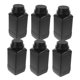 thumbnail image 5 of FUTUREORYY 6Ud Envases Plásticos Negros Con Tapón De Rosca Y Junta Interior Para Protección De Muestras, 5 of 7
