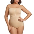 thumbnail image 3 of TaTaai Tight Strapless Shapewear Jumpsuit, Women's Solid Color Open Suspender Bodysuit, High Elastic Design, Ideal for Four Season Daily Wear Gift, 3 of 6