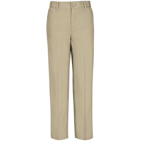 REAL SCHOOL Boys Flat Front Pants School Uniform Approved
