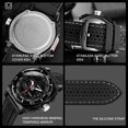 thumbnail image 4 of Men's Digital-Analog Sport Watch–Dual Time Display,Calendar, Alarm,Stopwatch,Waterproof Watch for Man with Silicone Strap Gift for Man, 4 of 8