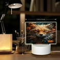 thumbnail image 6 of Fotbe Floral Fox Pattern Acrylic Night Light Gift with 3 Color ModesTouch-Sensitive LED Lamp Perfect Gift for Mother's Day, Birthday, or Christmas, 6 of 9