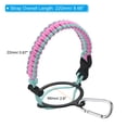 thumbnail image 2 of Uxcell Water Bottle Holder, Paracord Handle Strap Carrier Light Blue, Pink, 2 of 6
