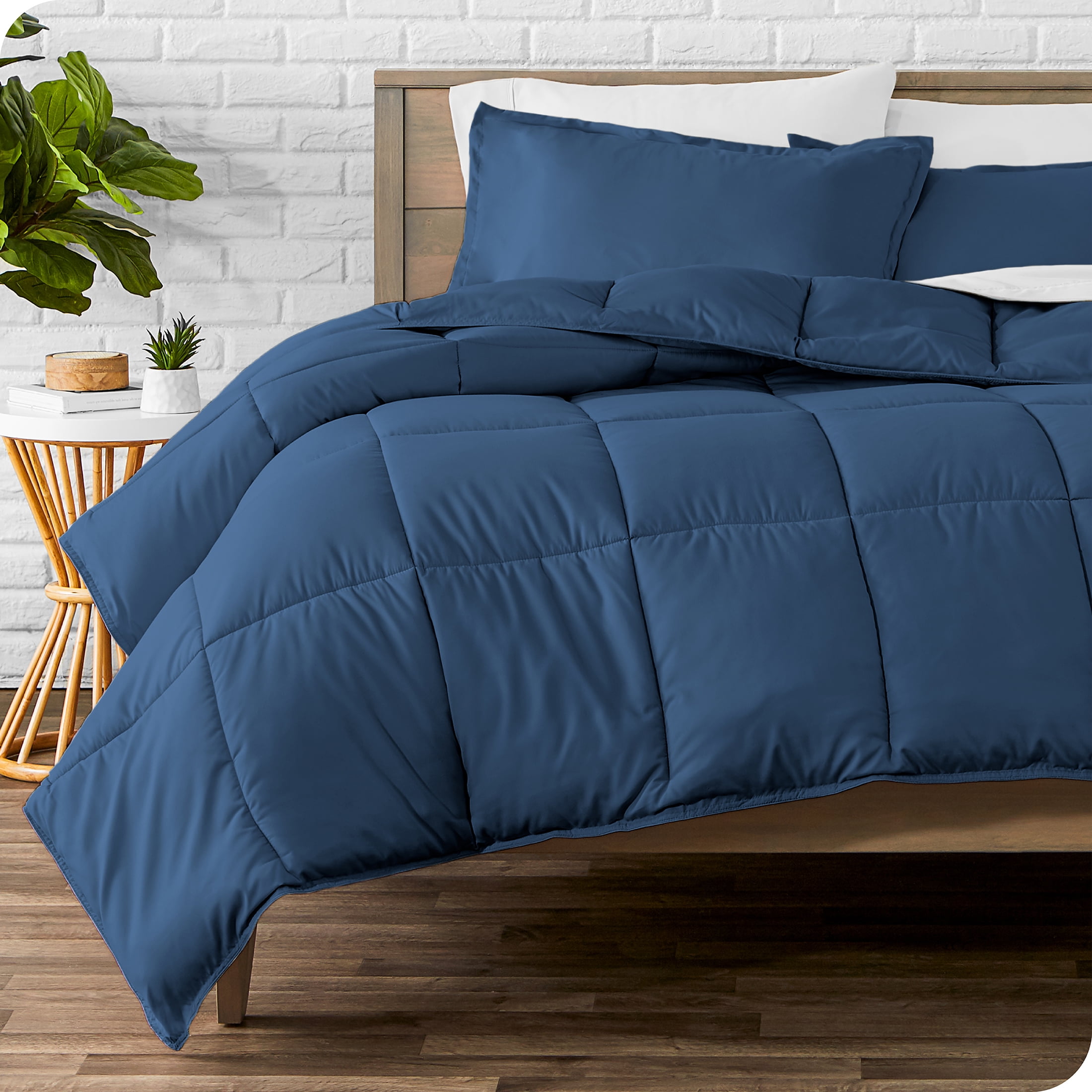 3-Piece Reversible Down Alternative Comforter Set and Shams NEW Season-Comfort™ 