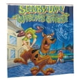 thumbnail image 3 of Scooby Doo Shower Curtain, Lovely Cartoon Shower Curtains Set for Kids Boys Girls College Dorm Bathroom, Waterproof Restroom Bathtub Decor Accessories with 12 Hooks 72X72 Inch Plastic, 3 of 8