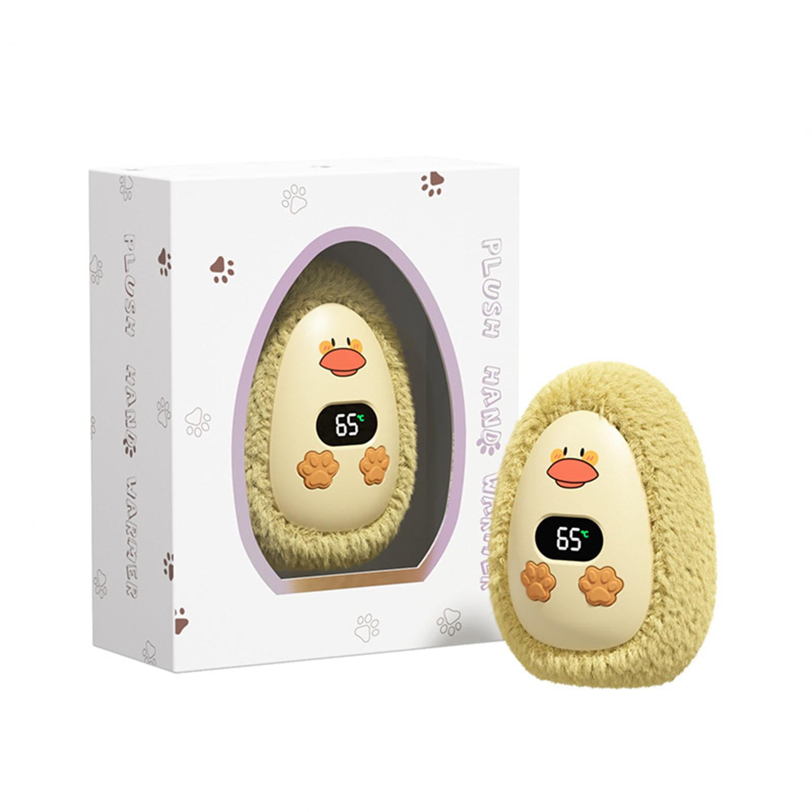funtasica Electric Hand Warmer in The Shape of A Duck with A Practical, Adjustable Temperature - Ideal for Home, Outdoor Use, And The Office. Suitable for Boys