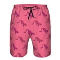 thumbnail image 3 of Balery Leopard Print Traje de Baño Estilo Hawaiano para Hombre, Shorts de Secado Rápido con Bolsillos-Medium, 3 of 6