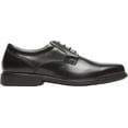 thumbnail image 2 of rockport men's charles road plain toe oxford black leather 9 w (ee)-9 w, 2 of 5