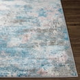 thumbnail image 2 of Hauteloom Buncrana Living Room, Bedroom Area Rug - Contemporary - Teal, Pale Blue, Rust - 5'3" x 7', 2 of 7